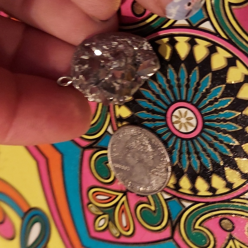 COPY - Stunning silver?! Pyrite pendant
